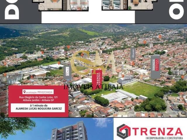 #627 - Apartamento para Venda em Atibaia - SP - 1