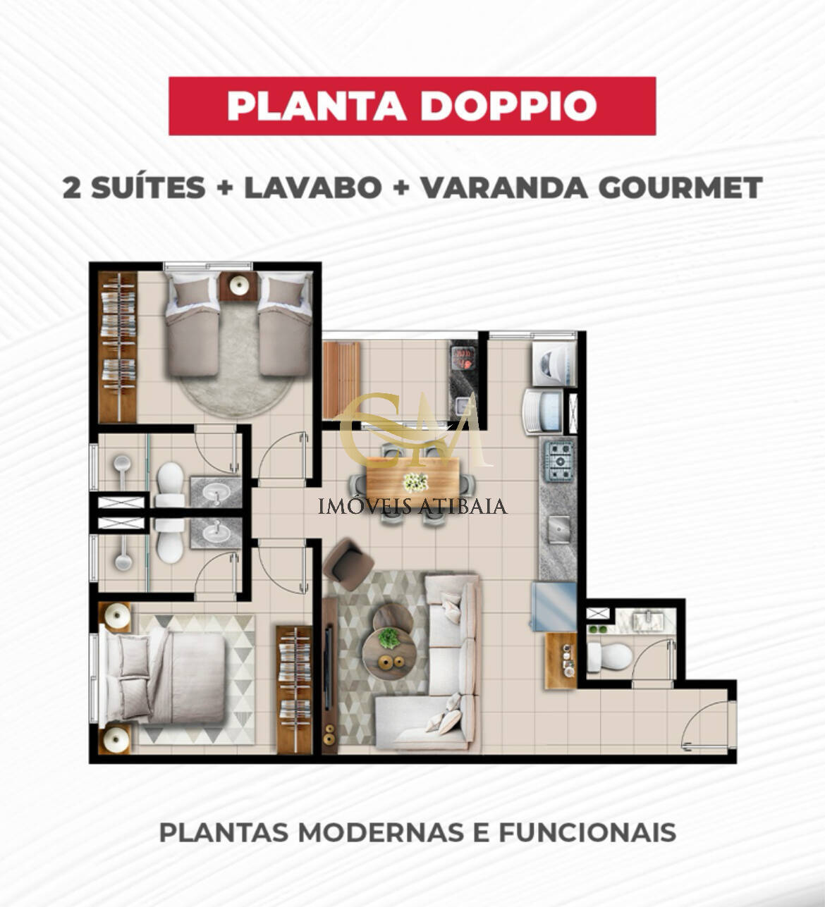 Apartamento à venda com 2 quartos, 69m² - Foto 6